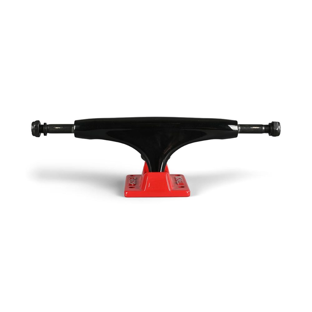 Tensor Alloys Skateboard Trucks (Pair) - Black / Red