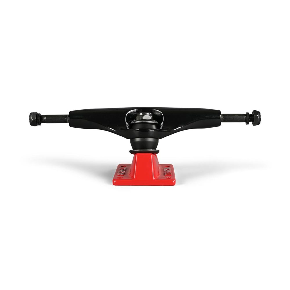 Tensor Alloys Skateboard Trucks (Pair) - Black / Red