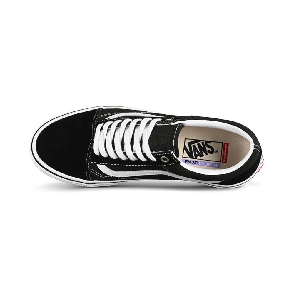 Vans Old Skool Pro Skate Shoes - Black / White