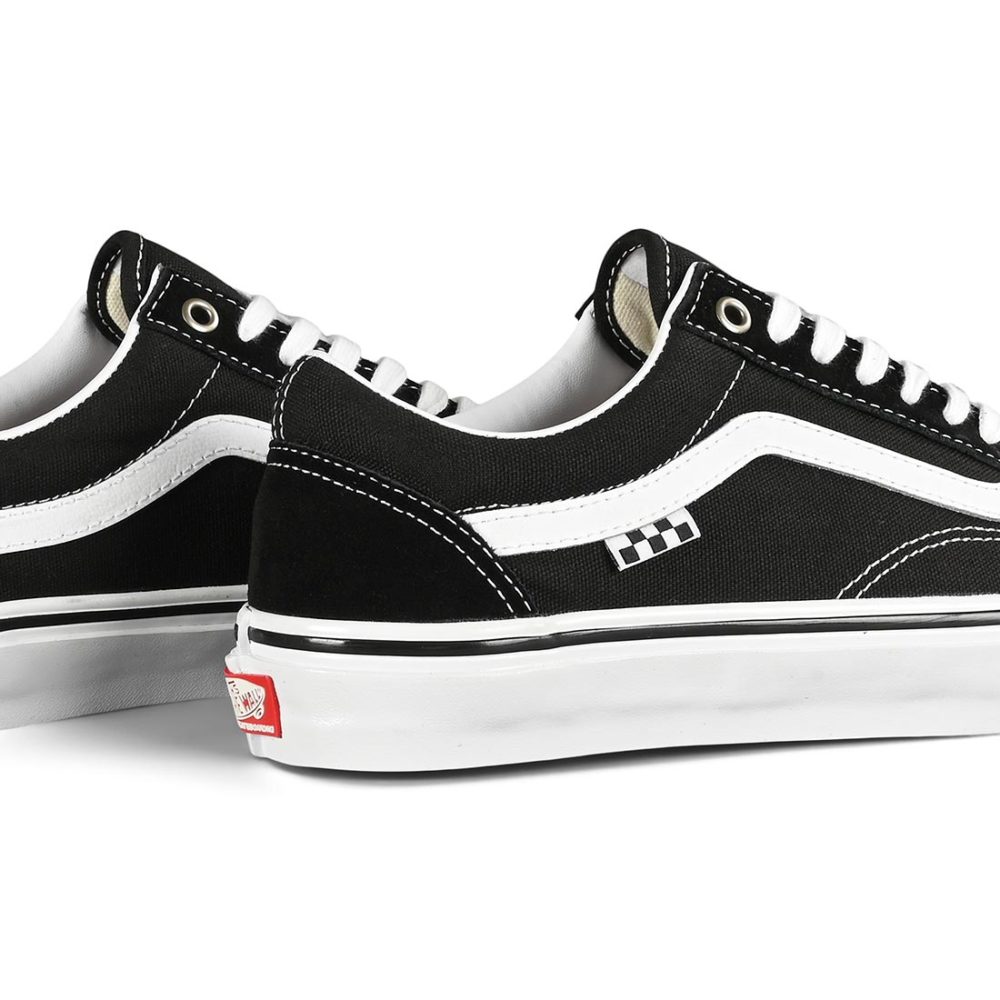 Vans Old Skool Pro Skate Shoes - Black / White