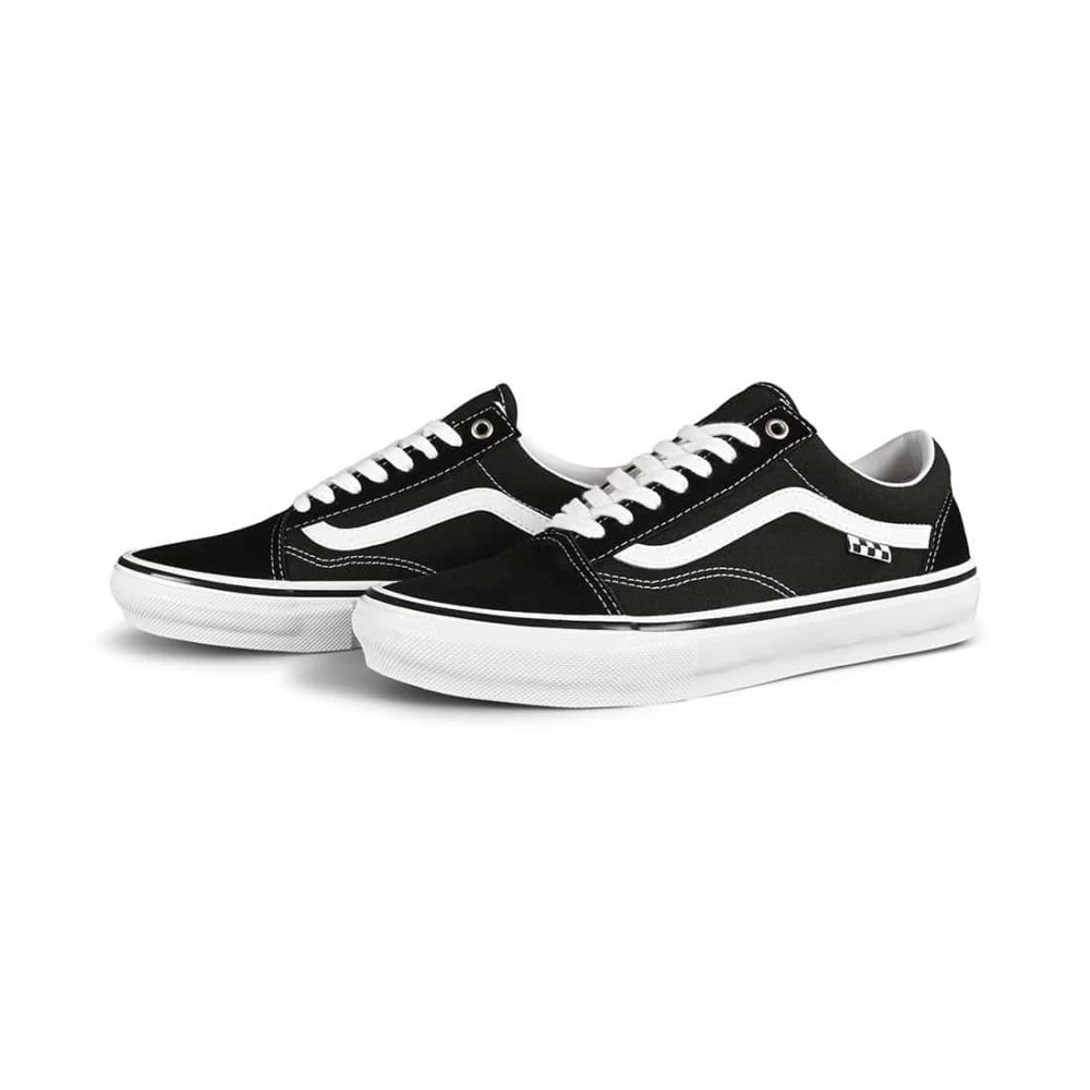 Vans Old Skool Pro Skate Shoes - Black / White