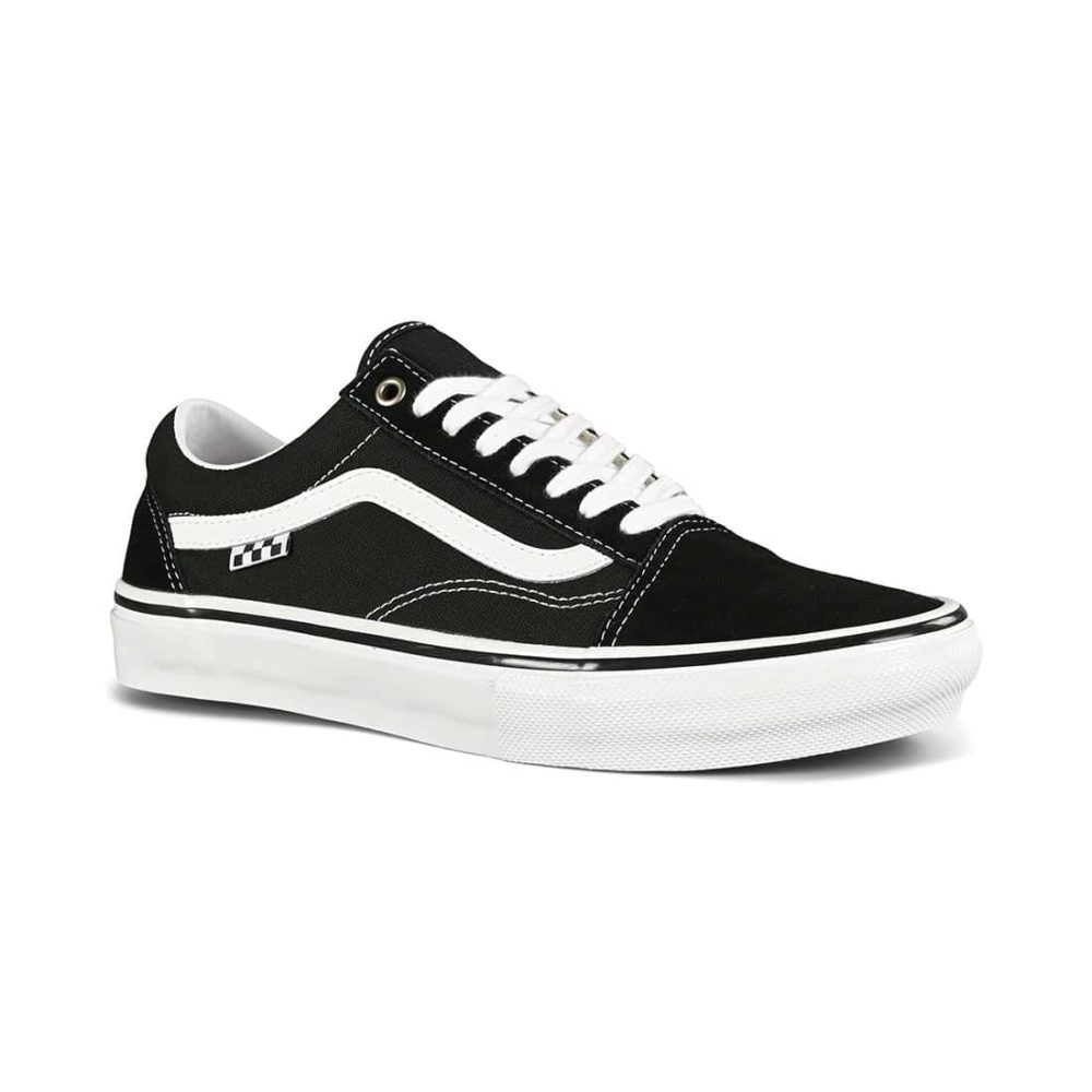 Vans Old Skool Pro Skate Shoes - Black / White