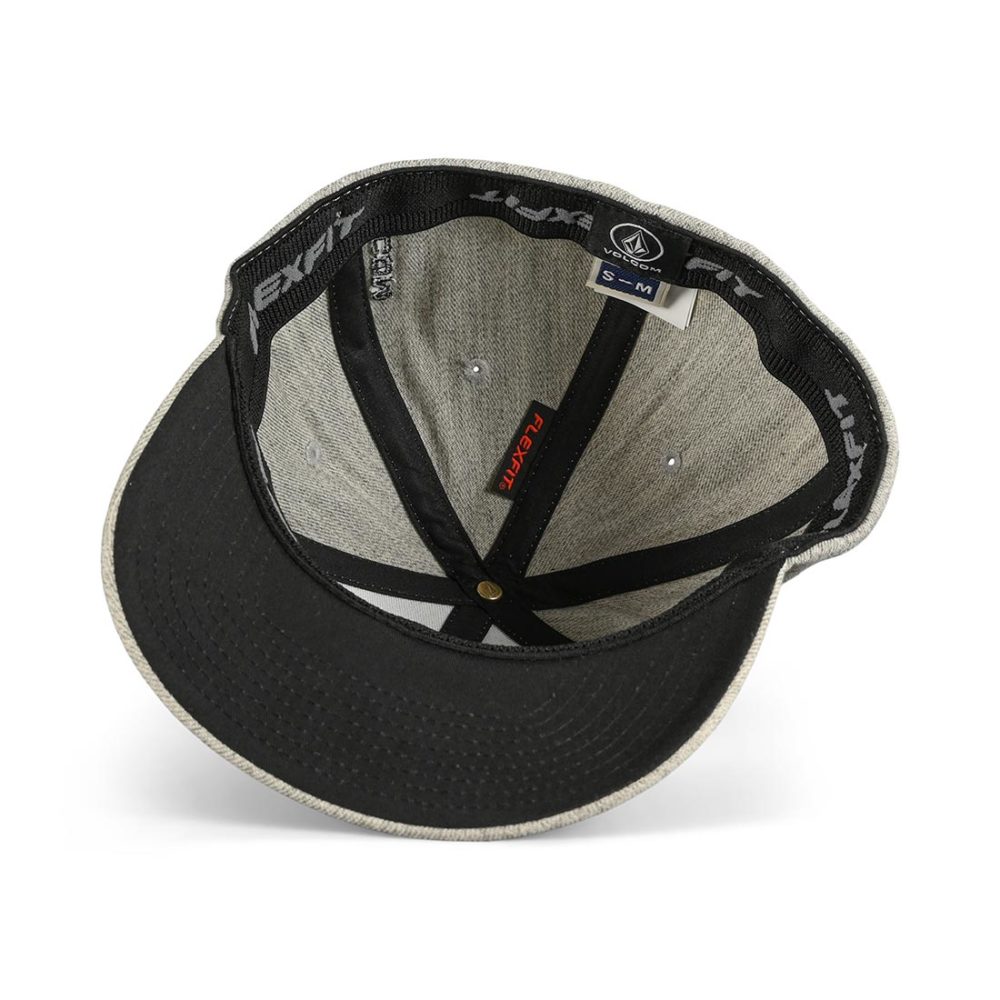 Volcom Full Stone Heather XFit Cap - Grey Vintage