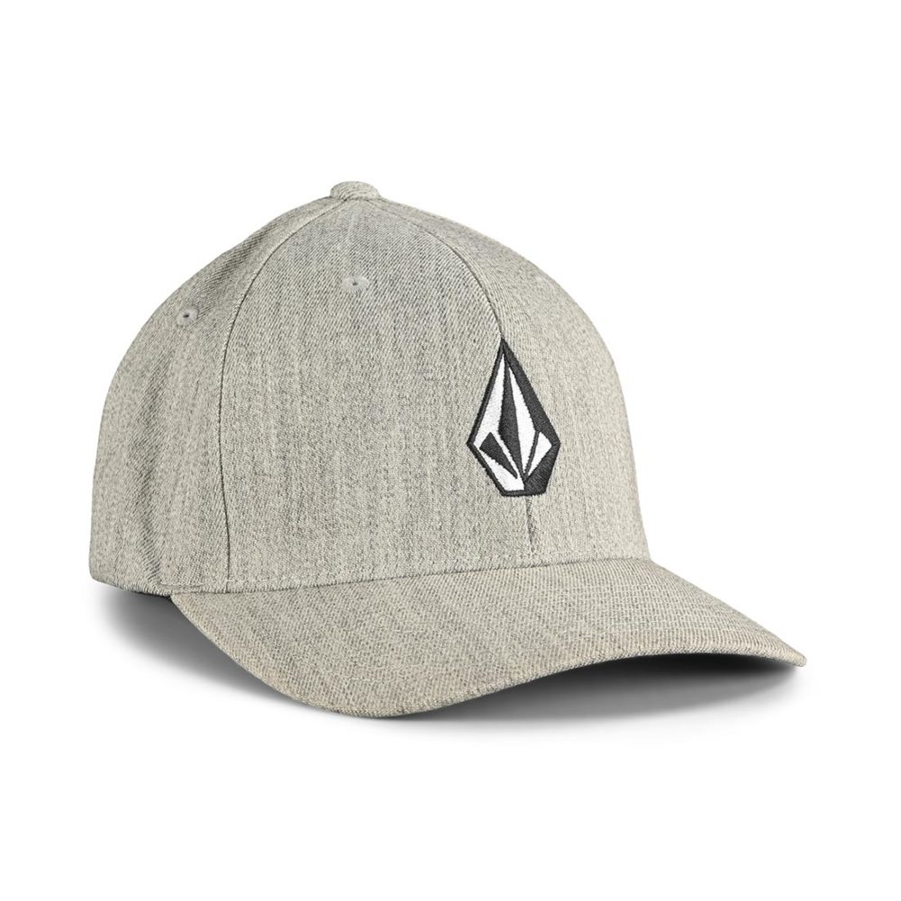 Volcom Full Stone Heather XFit Cap - Grey Vintage