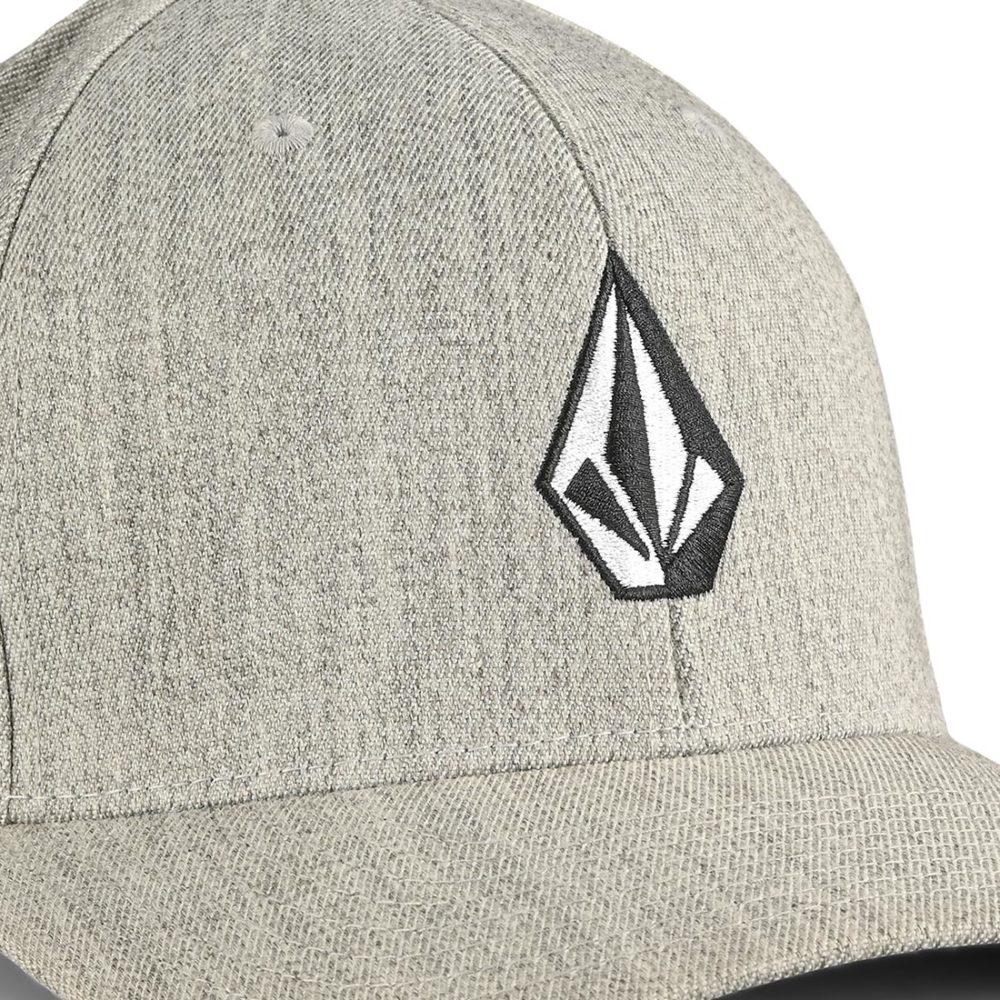 Volcom Full Stone Heather XFit Cap - Grey Vintage