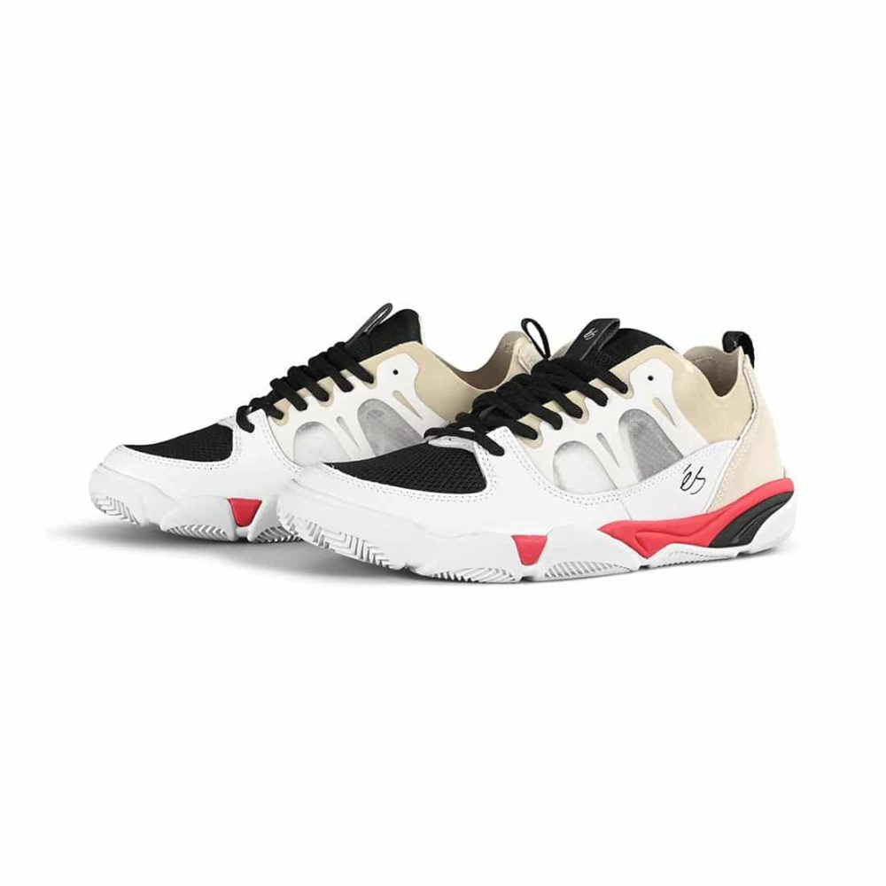 eS Silo Skate Shoes - White / Black / Red