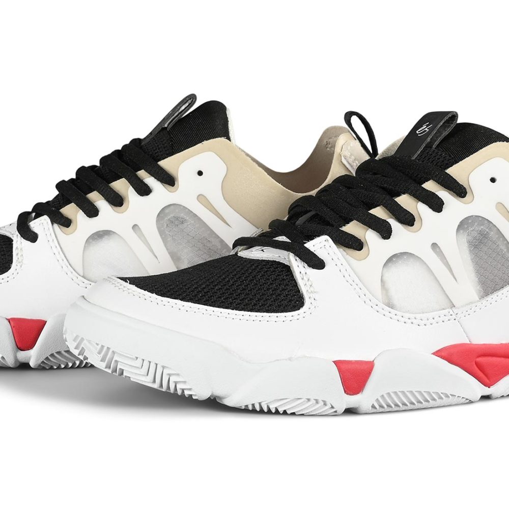 eS Silo Skate Shoes - White / Black / Red