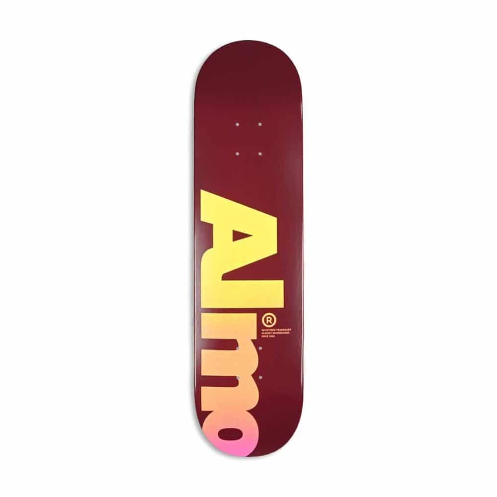 Almost Fall Off Logo HYB 8" Skateboard Deck - Magenta