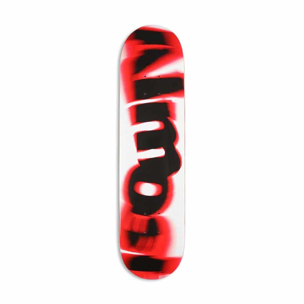 Almost Spin Blur Logo HYB 7.75" Skateboard Deck - Red