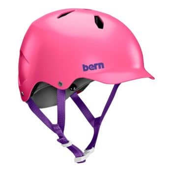 Bern Bandito EPS Youth Helmet - Satin Pink