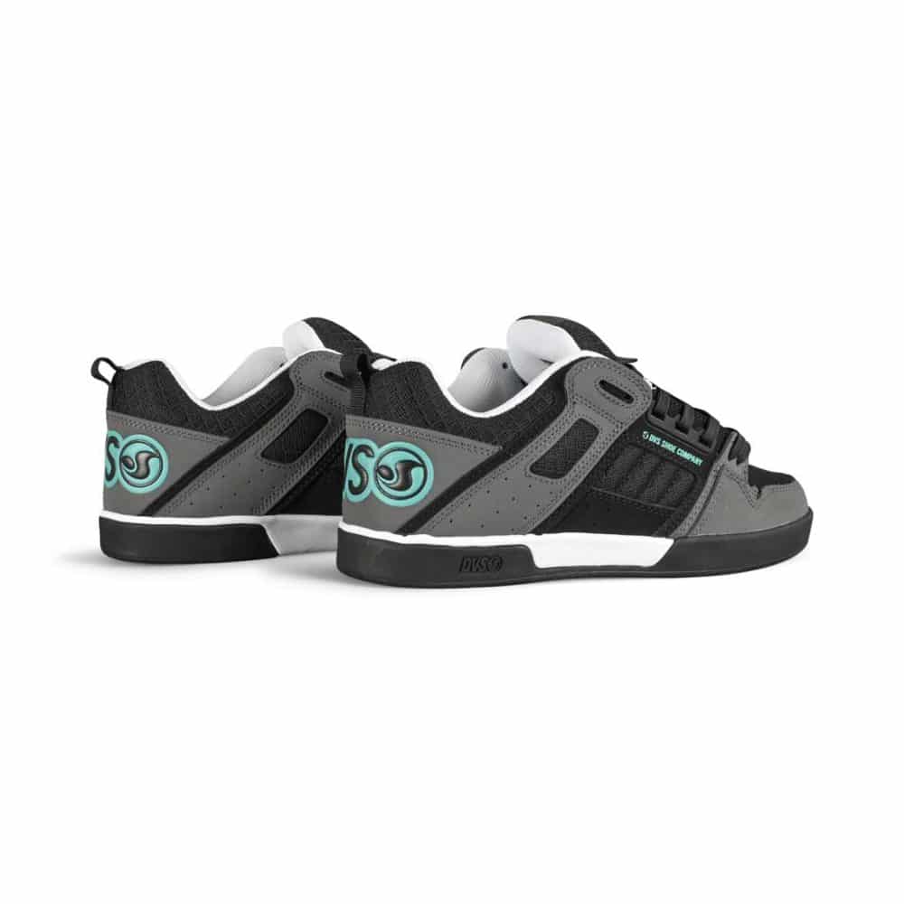 DVS Comanche 2.0+ Skate Shoes - Black/Charcoal/Turquoise