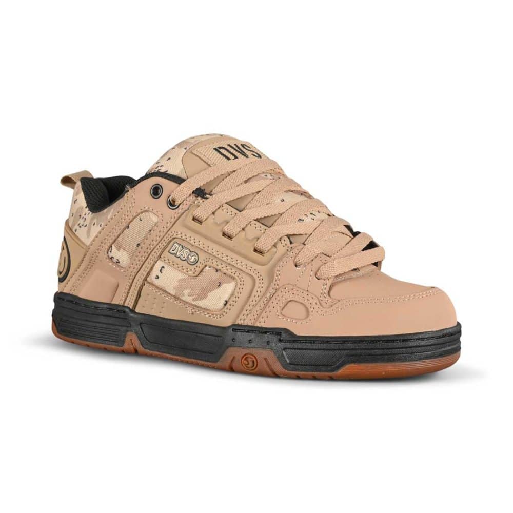 DVS Comanche Skate Shoes - Tan/Camo/Black