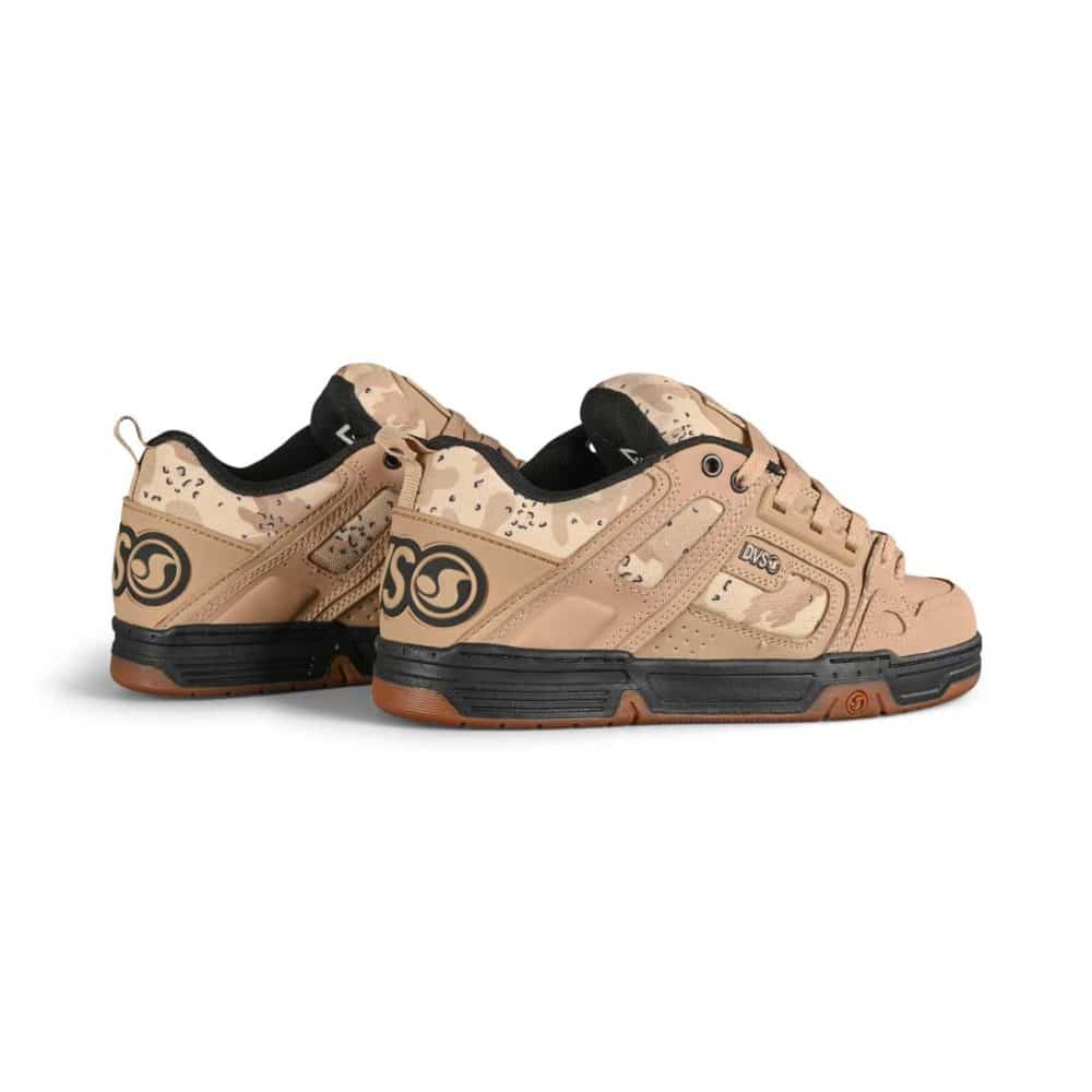 DVS Comanche Skate Shoes - Tan/Camo/Black