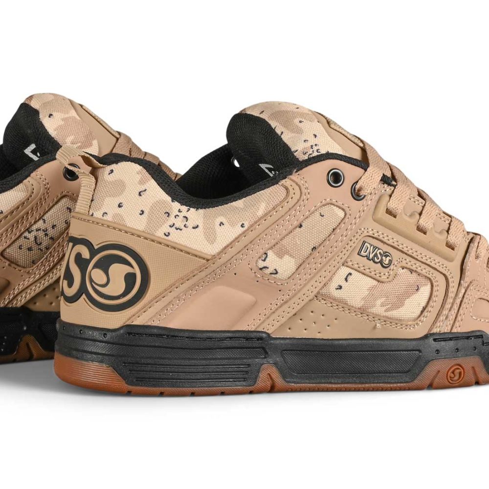 DVS Comanche Skate Shoes - Tan/Camo/Black