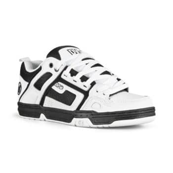 DVS Comanche Skate Shoes - White/Black/White Leather