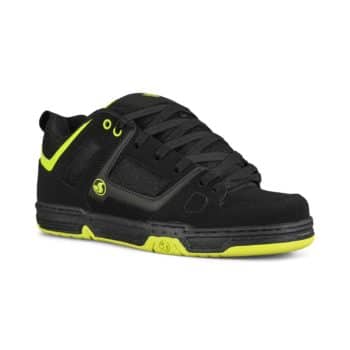 DVS Gambol Skate Shoes - Black/Lime Nubuck