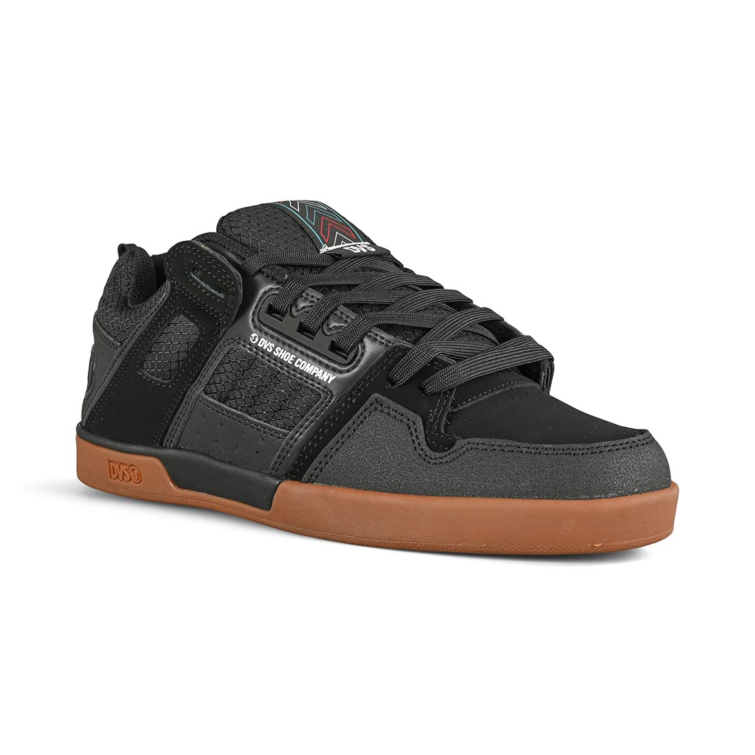 DVS Comanche 2.0 Shoes Black Nubuck Reflective Gum