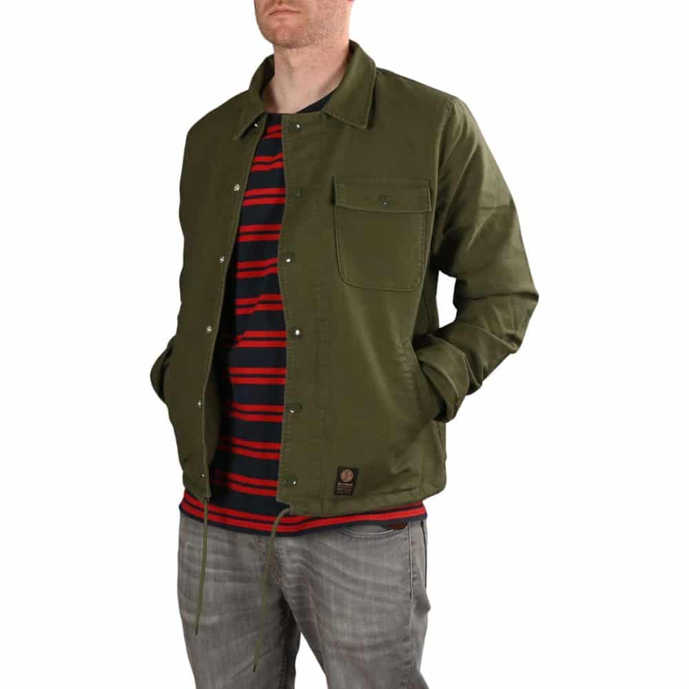 Deus Ex Machina A-2 Coach Jacket - Military Green