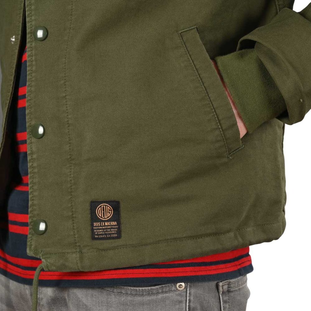 Deus Ex Machina A-2 Coach Jacket - Military Green