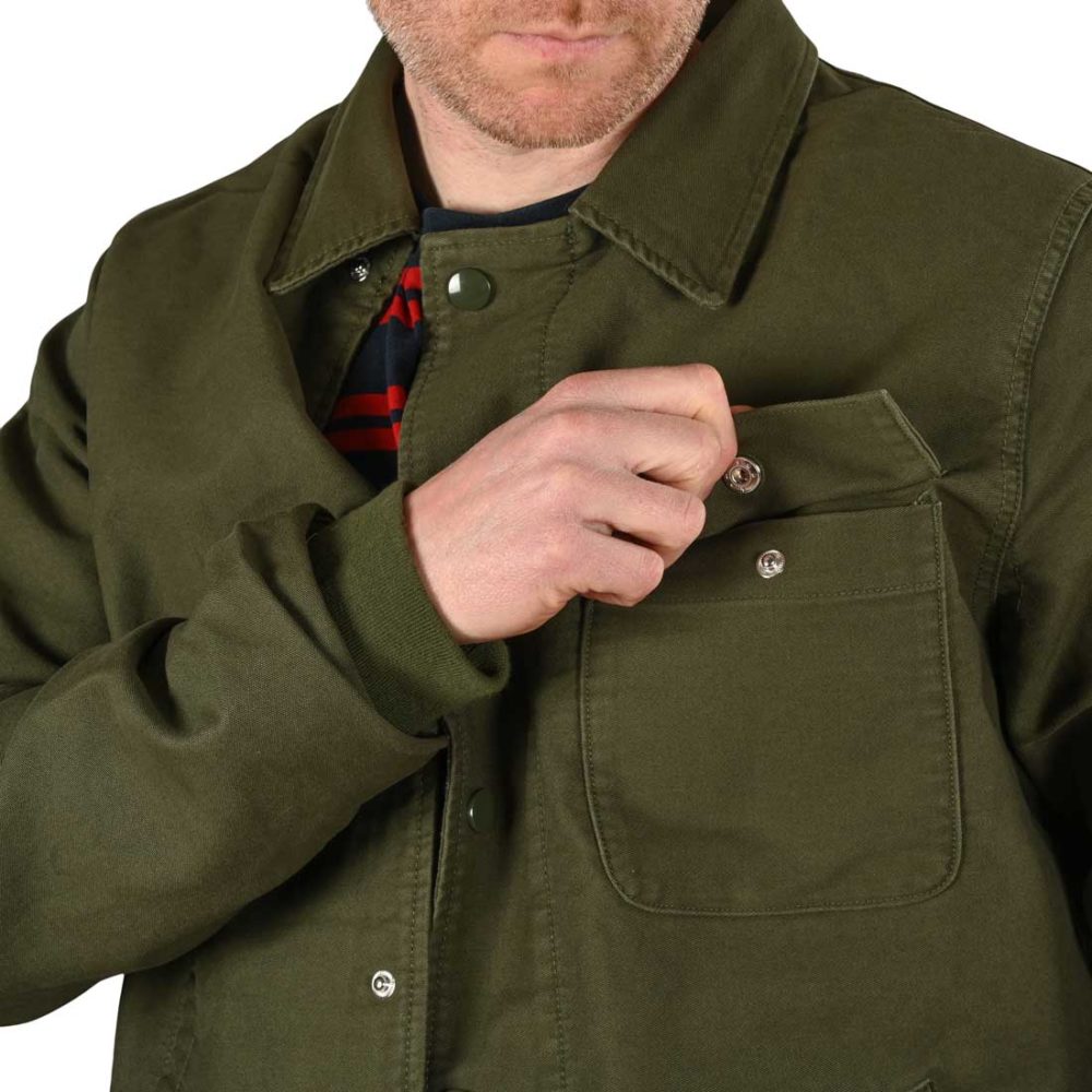 Deus Ex Machina A-2 Coach Jacket - Military Green