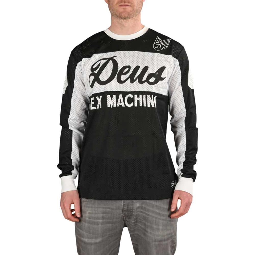 Deus Ex Machina Saber L/S Moto Jersey - Black