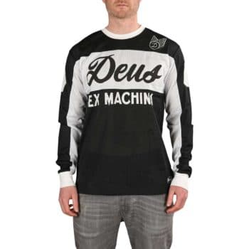 Deus Ex Machina Saber L/S Moto Jersey - Black (AW26)