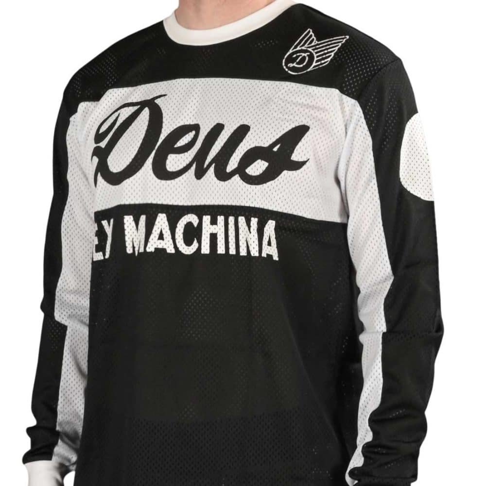 Deus Ex Machina Saber L/S Moto Jersey - Black