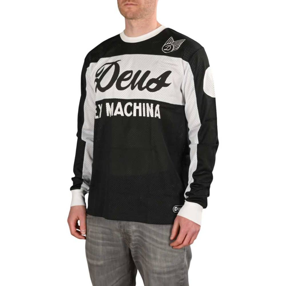 Deus Ex Machina Saber L/S Moto Jersey - Black