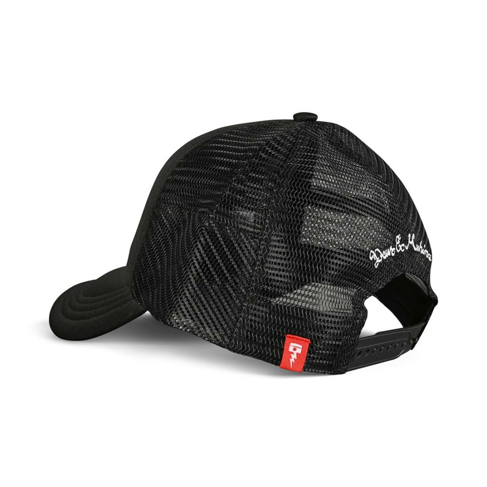 Deus Ex Machina Ibiza Address Mesh Back Trucker Cap - Black