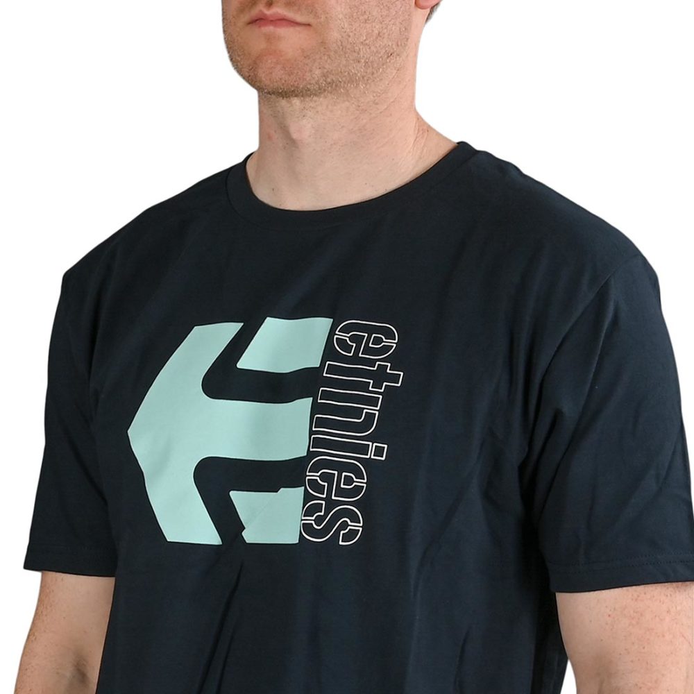 Etnies Corp Combo S/S T-Shirt - Navy