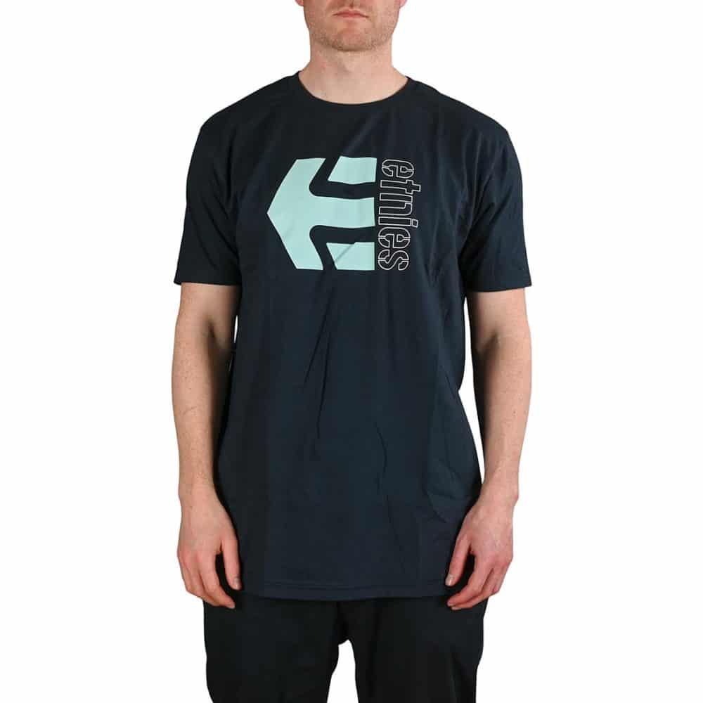 Etnies Corp Combo S/S T-Shirt - Navy