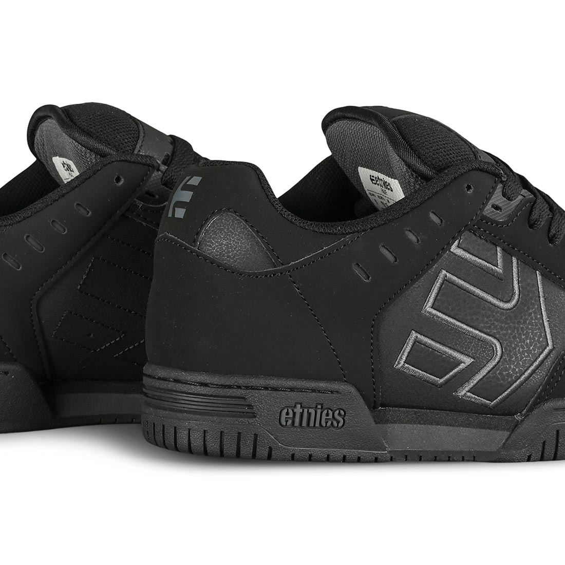 Etnies Faze Skate Shoes Black Dirty Wash Supereight