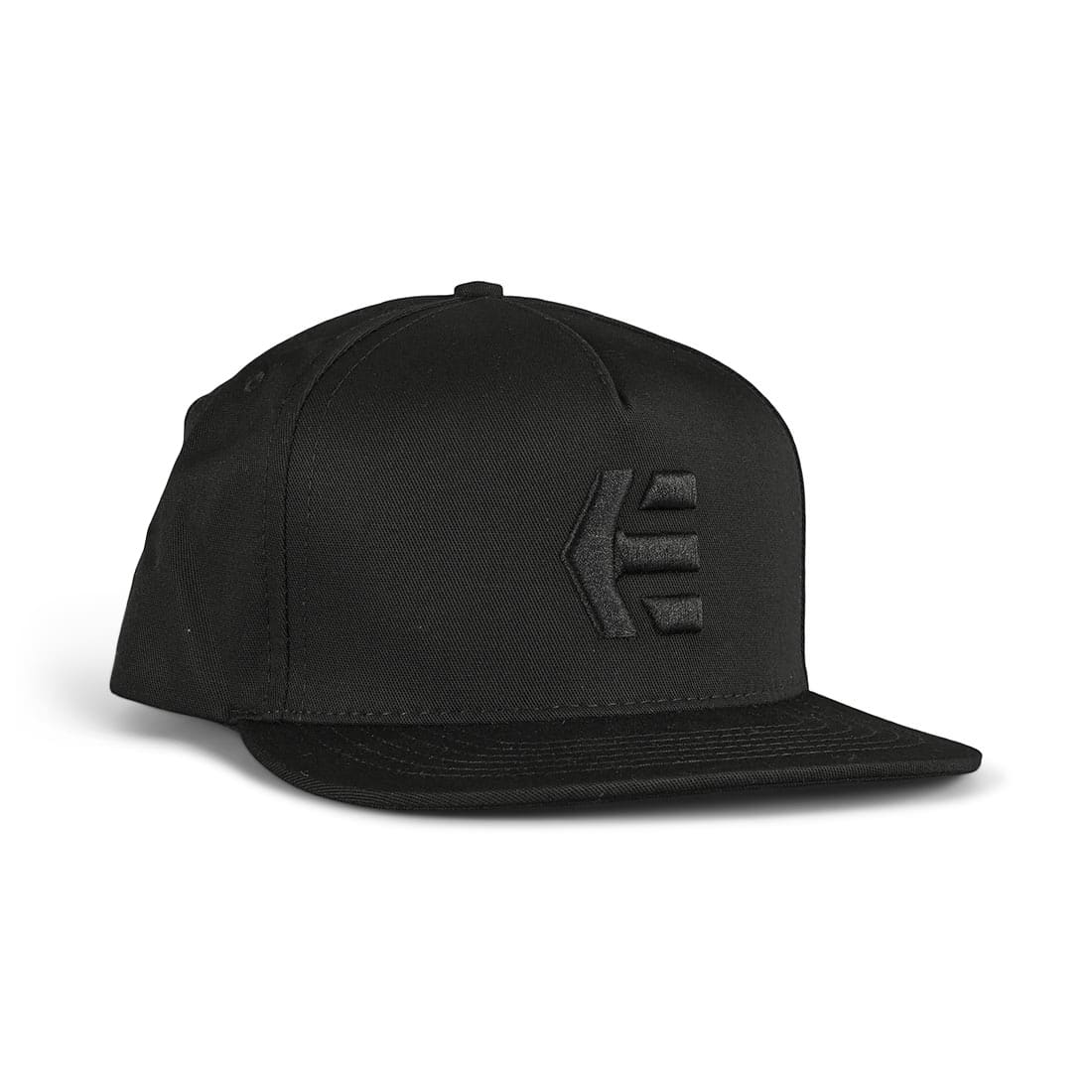 Etnies Icon Snapback Cap – Black/Black - Supereight