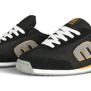 Etnies Lo Cut II LS Skate Shoes Black Grey Yellow Supereight