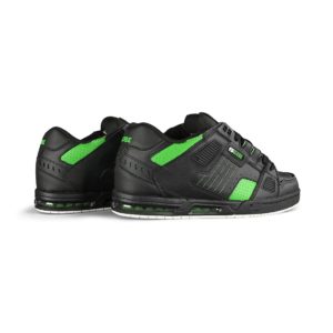 Globe Sabre Skate Shoes - Black/Moto Green
