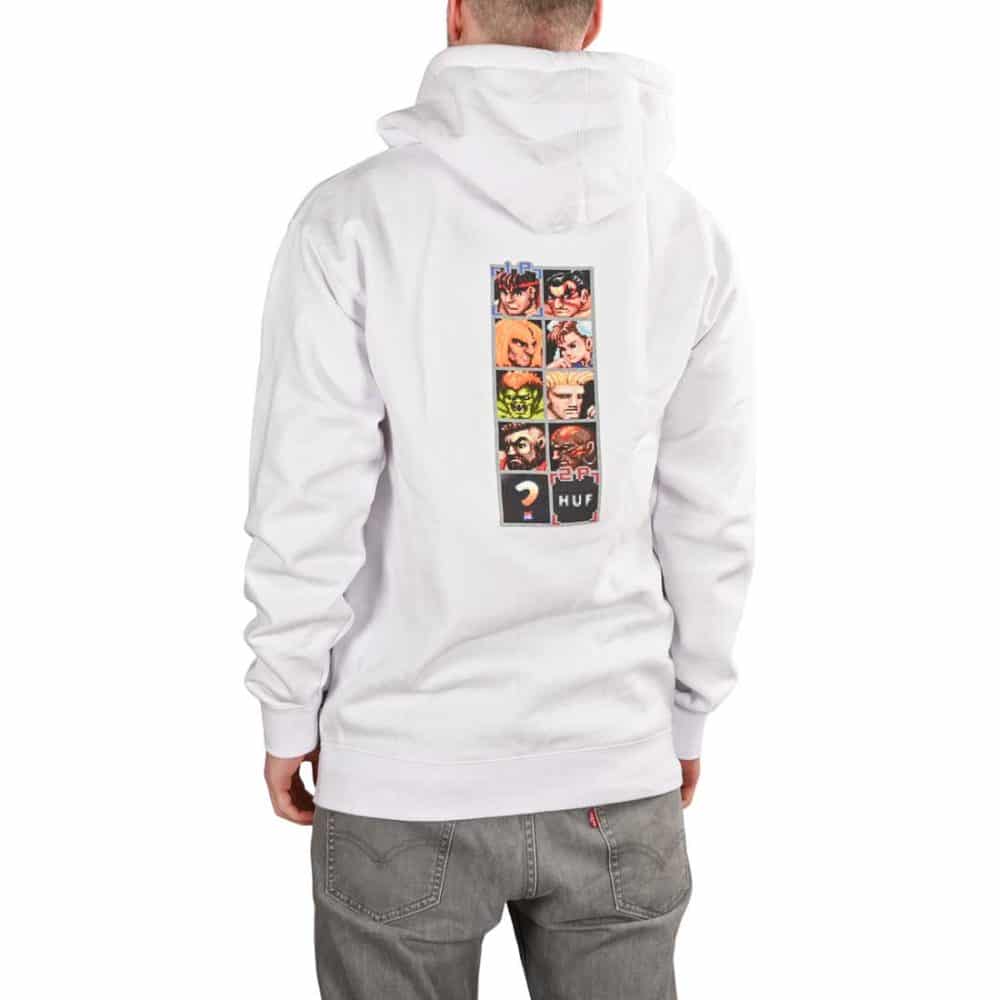 HUF x Street Fighter Arcade Pullover Hoodie - White