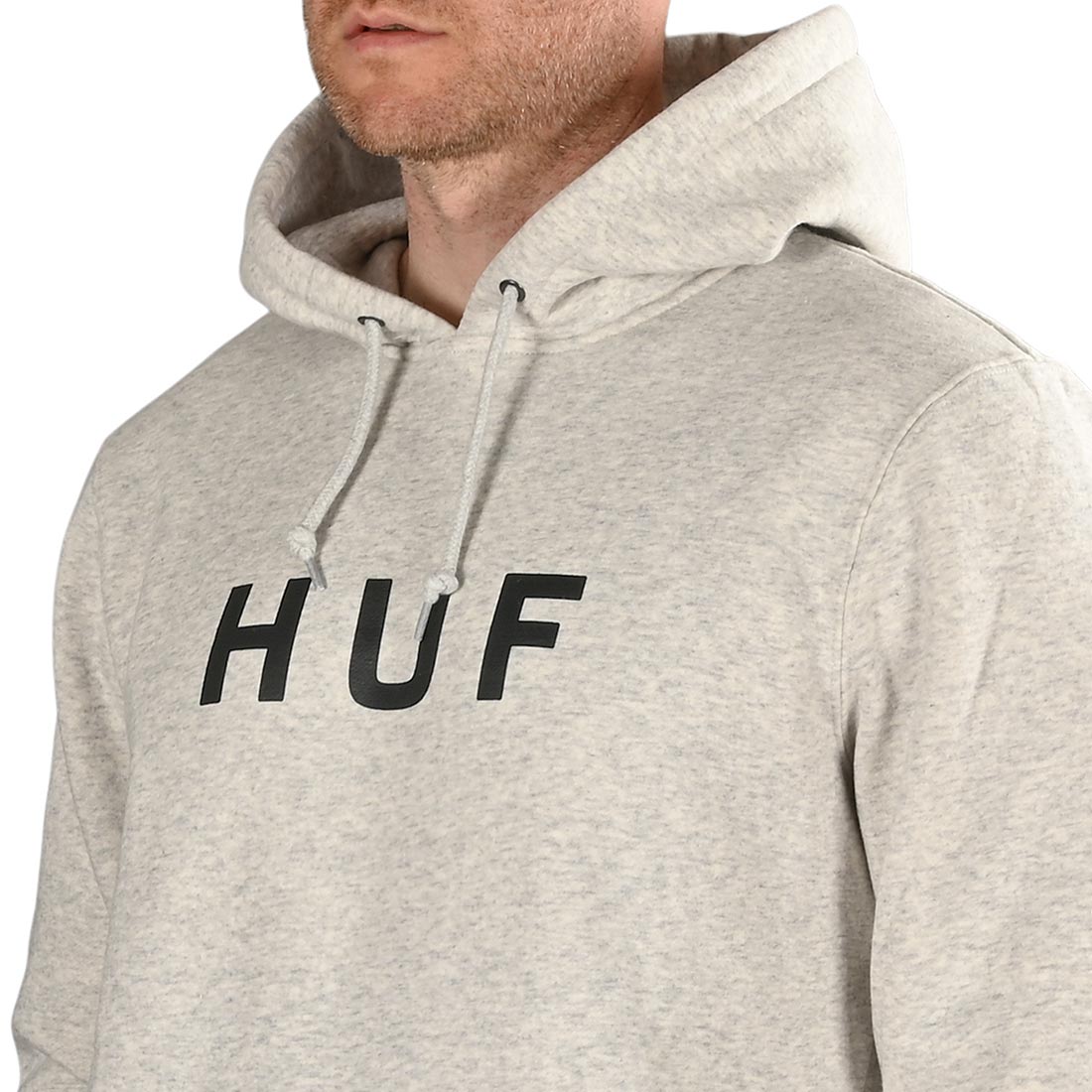 HUF Essentials OG Logo Brown Hoodie