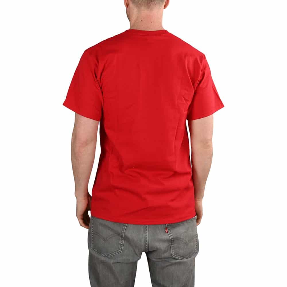 HUF Essentials OG Logo S/S T-Shirt - Red