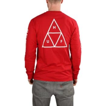 HUF Essential TT L/S T-Shirt - Red