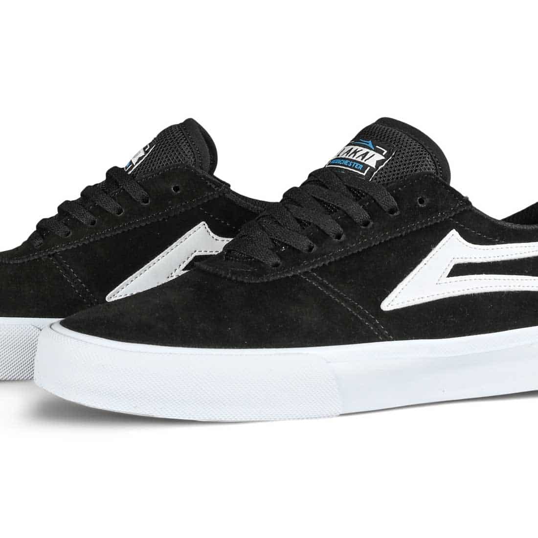 Lakai Manchester Skate Shoes - Black Suede - Supereight