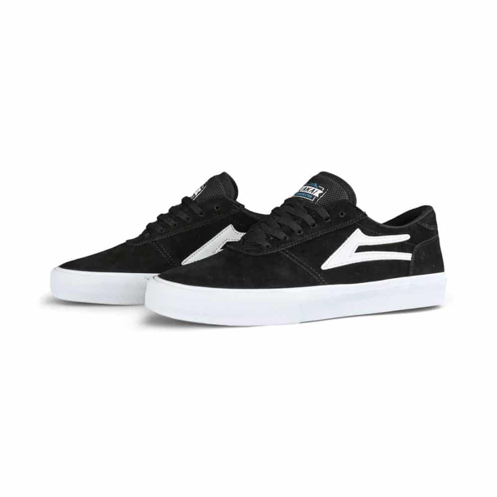 Lakai Manchester Skate Shoes - Black Suede