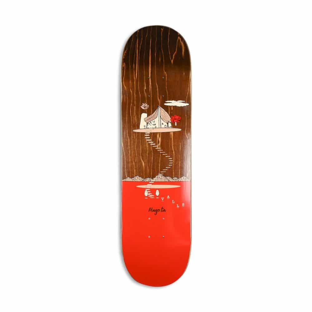 Magenta Leo Valls Landscape Skateboard Deck