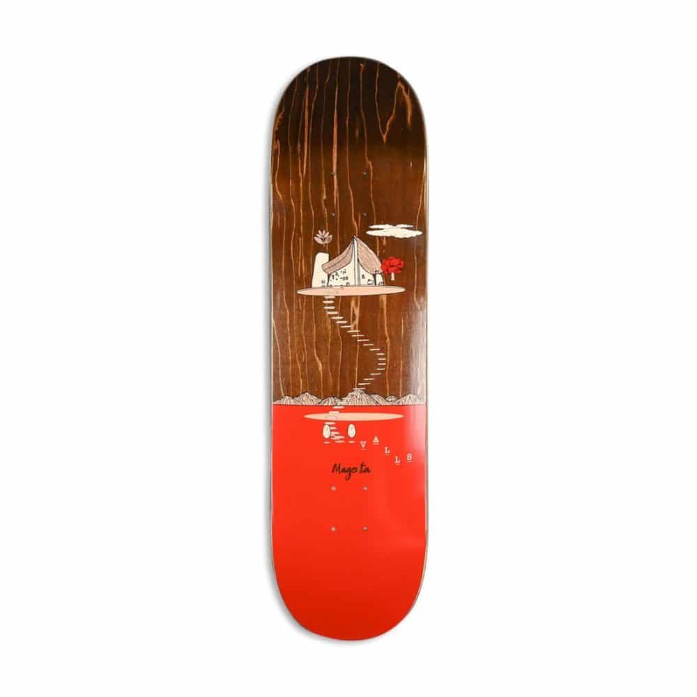 Magenta Leo Valls Landscape Skateboard Deck