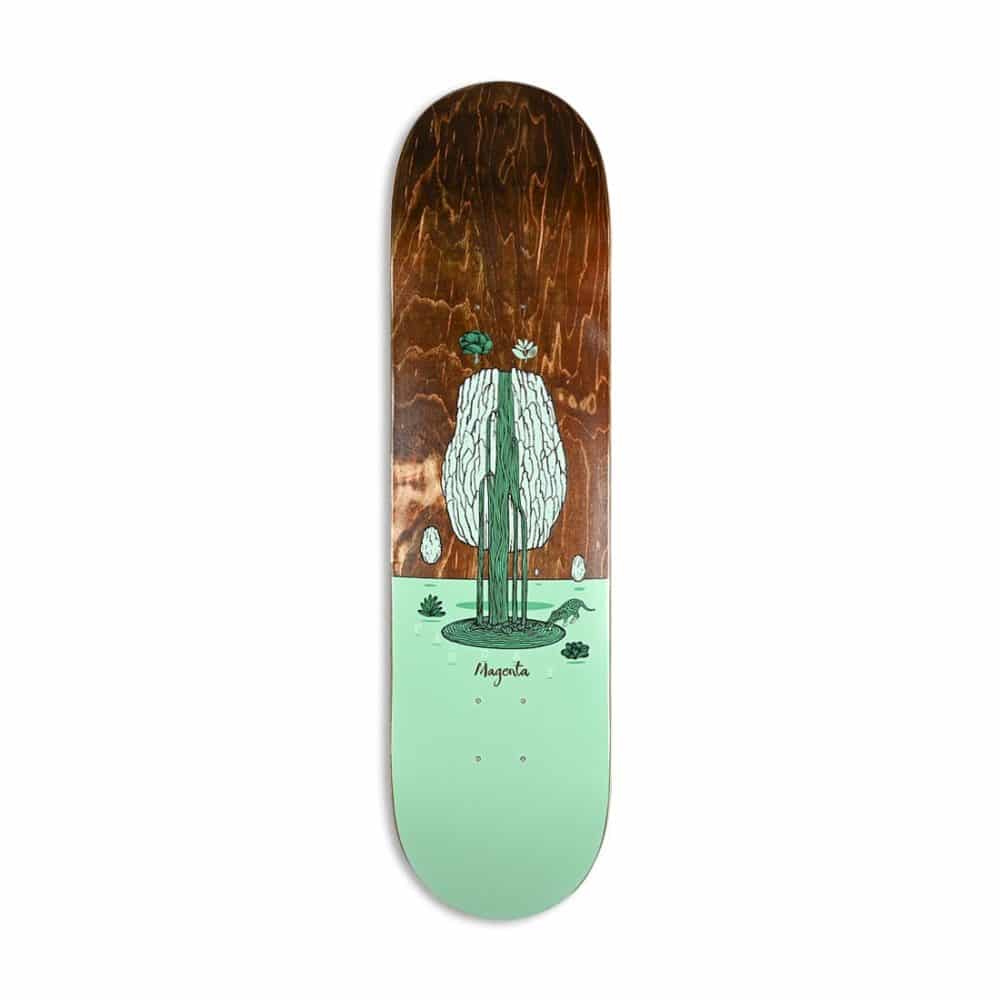 Magenta Soy Panday Landscape Skateboard Deck