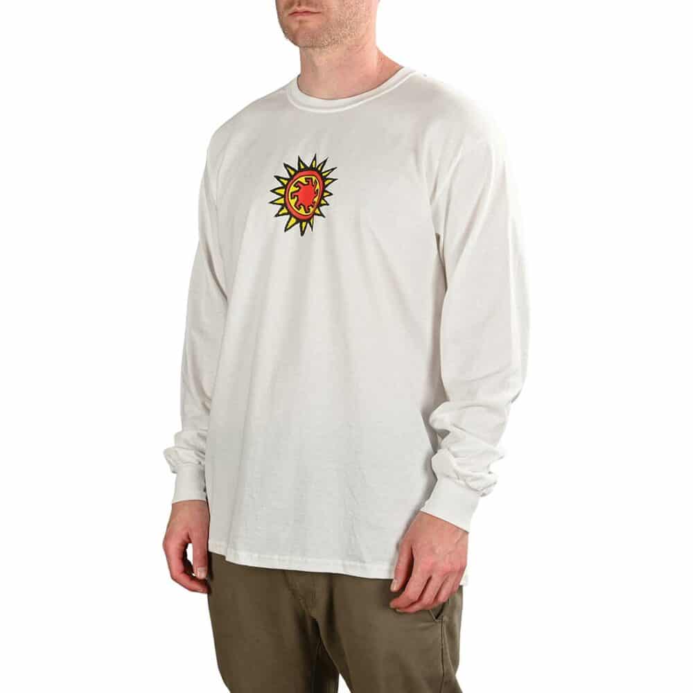 New Deal Vallely Mammoth L/S T-Shirt - White