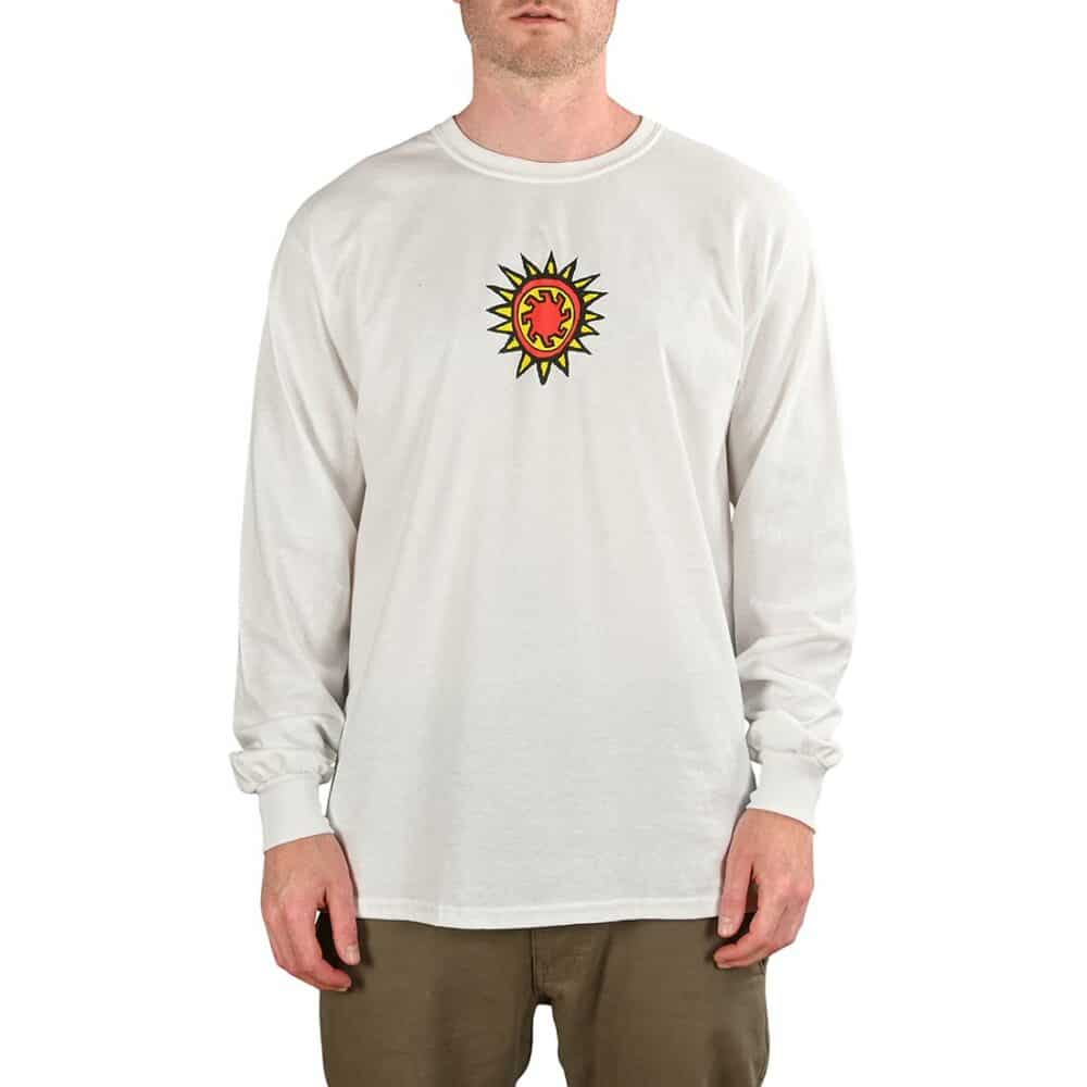 New Deal Vallely Mammoth L/S T-Shirt - White