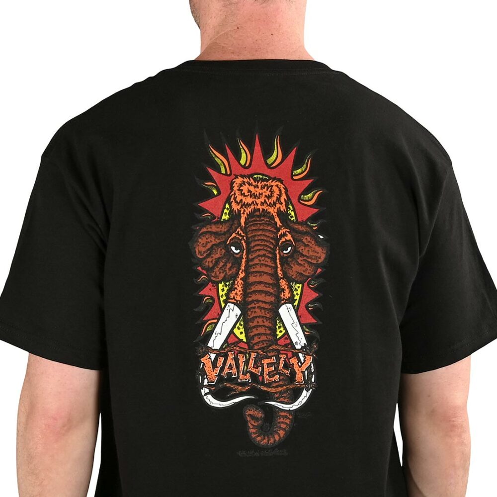 New Deal Vallely Mammoth S/S T-Shirt - Black