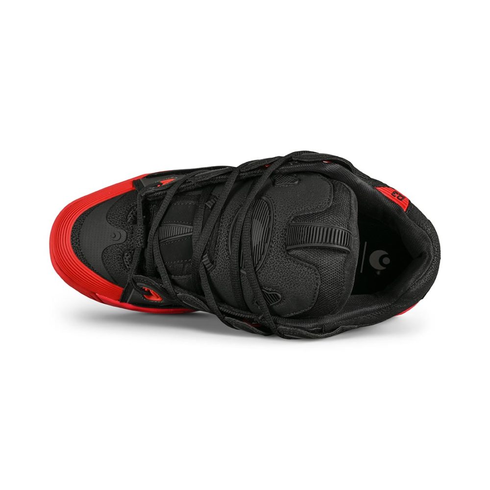 Osiris D3 2001 Skate Shoes - Black/Red