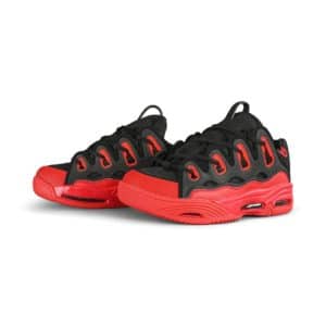 Osiris D3 2001 Skate Shoes - Black/Red