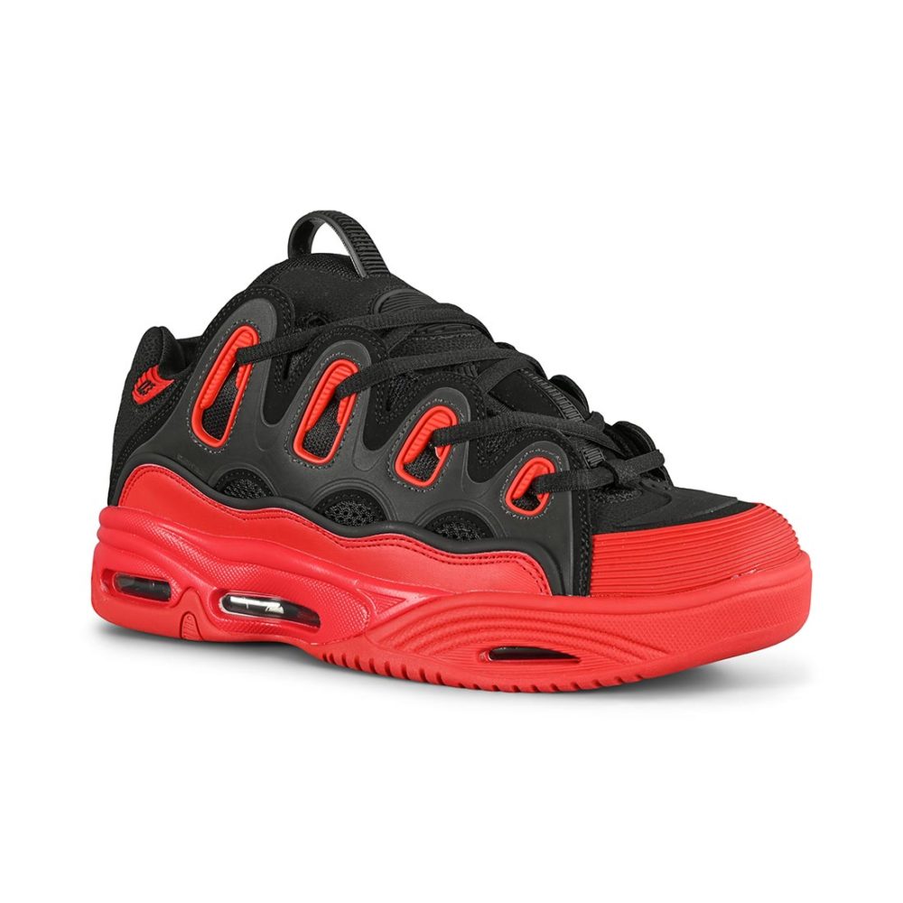 Osiris D3 2001 Skate Shoes - Black/Red